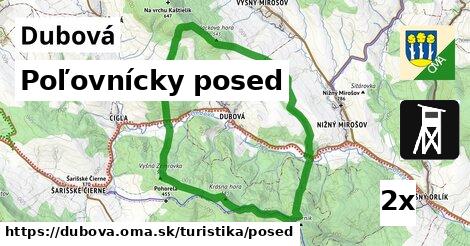 Poľovnícky posed, Dubová