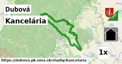 Kancelária, Dubová, okres PK