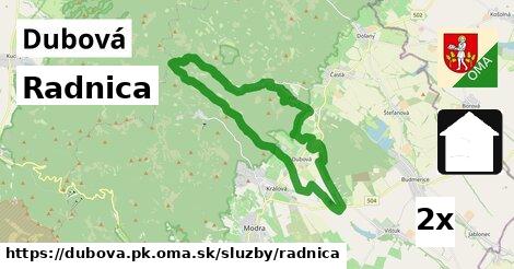 Radnica, Dubová, okres PK