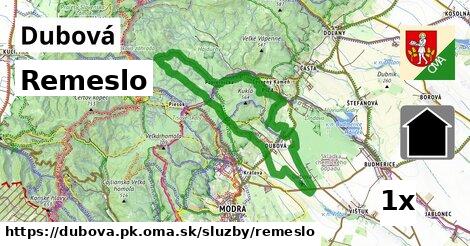 Remeslo, Dubová, okres PK