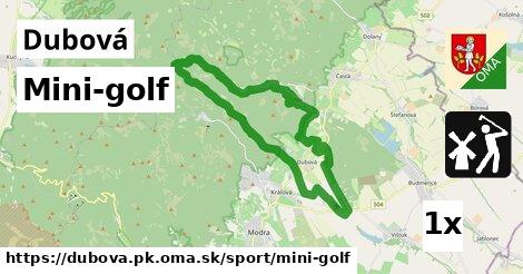 Mini-golf, Dubová, okres PK