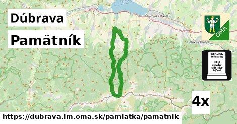 Pamätník, Dúbrava, okres LM