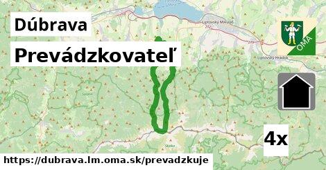 prevádzkovateľ v Dúbrava, okres LM