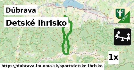 Detské ihrisko, Dúbrava, okres LM