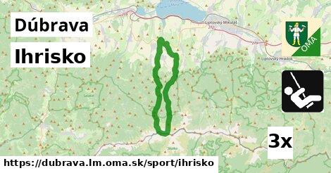 Ihrisko, Dúbrava, okres LM