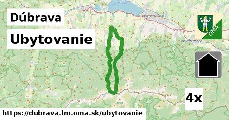 ubytovanie v Dúbrava, okres LM