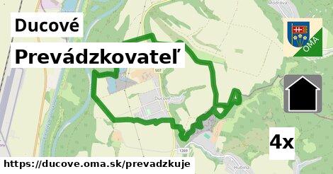 prevádzkovateľ v Ducové