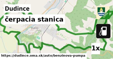 čerpacia stanica, Dudince