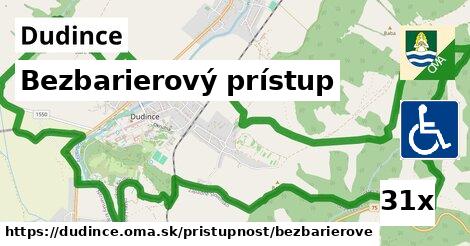 Bezbarierový prístup, Dudince