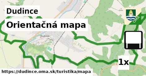 Orientačná mapa, Dudince