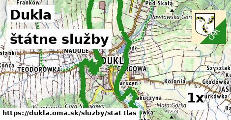 štátne služby, Dukla