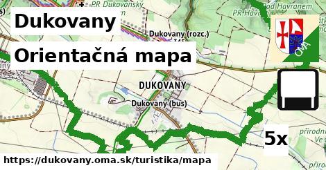 Orientačná mapa, Dukovany