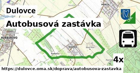 Autobusová zastávka, Dulovce