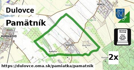 Pamätník, Dulovce