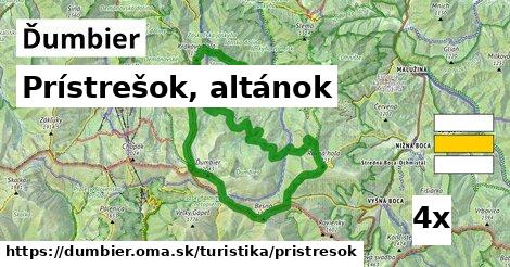 Prístrešok, altánok, Ďumbier