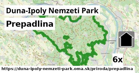 Prepadlina, Duna-Ipoly Nemzeti Park