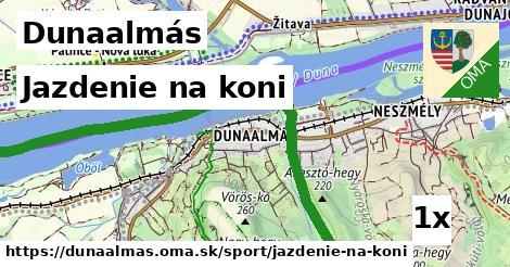 Jazdenie na koni, Dunaalmás