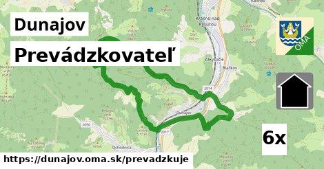 prevádzkovateľ v Dunajov