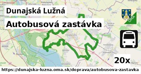 Autobusová zastávka, Dunajská Lužná