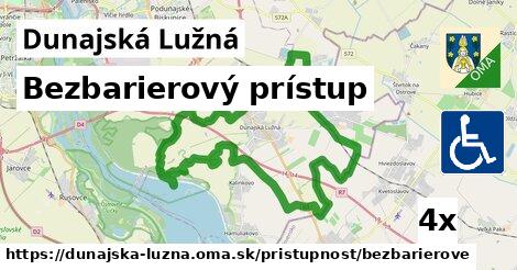 Bezbarierový prístup, Dunajská Lužná