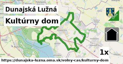 Kultúrny dom, Dunajská Lužná