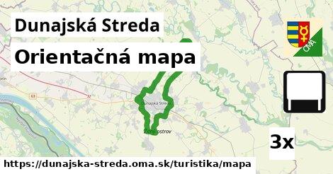 Orientačná mapa, Dunajská Streda