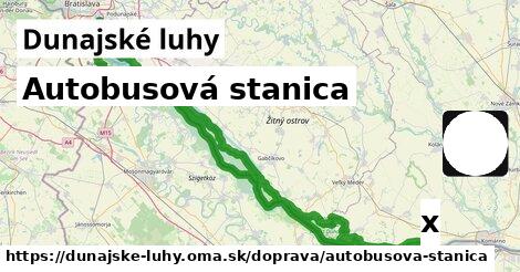 Autobusová stanica, Dunajské luhy