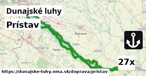 Prístav, Dunajské luhy