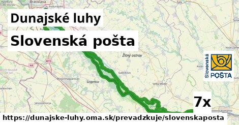 Slovenská pošta, Dunajské luhy