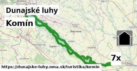 Komín, Dunajské luhy