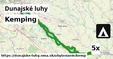 Kemping, Dunajské luhy