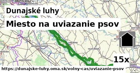 Miesto na uviazanie psov, Dunajské luhy