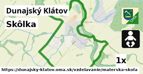 Skôlka, Dunajský Klátov