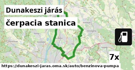 čerpacia stanica, Dunakeszi járás