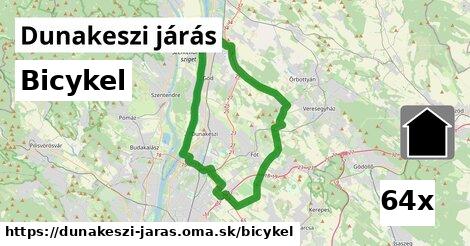 bicykel v Dunakeszi járás