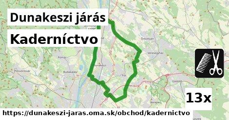 Kaderníctvo, Dunakeszi járás