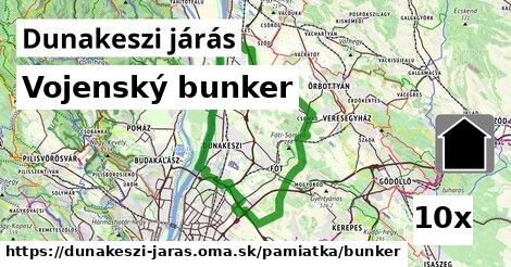 Vojenský bunker, Dunakeszi járás
