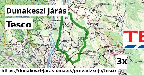 Tesco, Dunakeszi járás