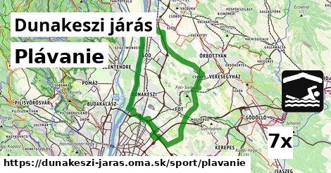 plávanie v Dunakeszi járás