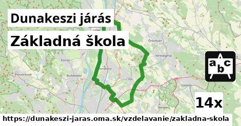 Základná škola, Dunakeszi járás