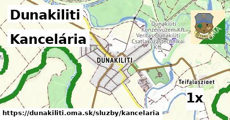 Kancelária, Dunakiliti