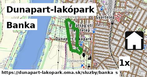 banka v Dunapart-lakópark