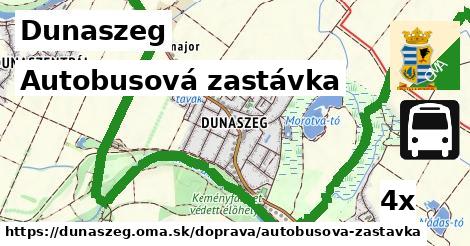 Autobusová zastávka, Dunaszeg