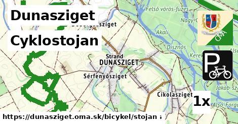 Cyklostojan, Dunasziget