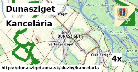 Kancelária, Dunasziget