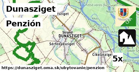 Penzión, Dunasziget