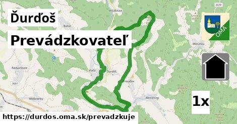 prevádzkovateľ v Ďurďoš