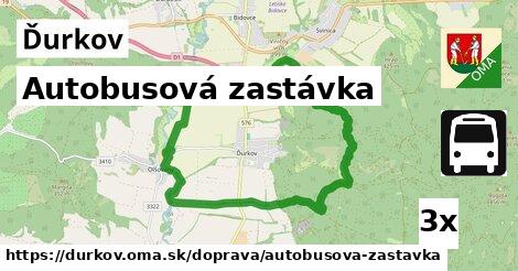 Autobusová zastávka, Ďurkov