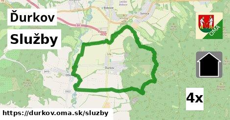 služby v Ďurkov