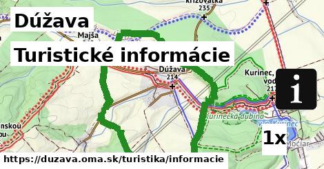 Turistické informácie, Dúžava